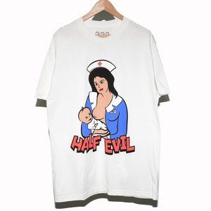 Half Evil Breastfed Tee